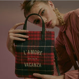 Tartan Small Tote Bag