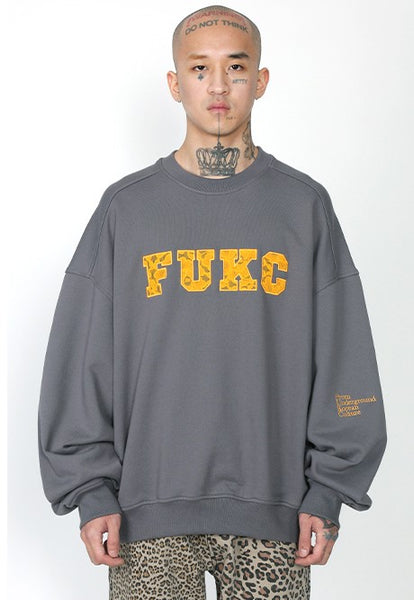 【AJO AJOBYAJO】FUKC Oversized Sweatshirt AJO AJOBYAJO (アジョ バイ アジョ) - FUKC Oversized