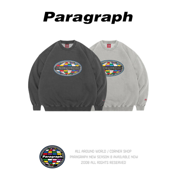 【Paragraph】22FW★ Ellipse ger washing Sweatshirt No.037 Paragraph(パラグラフ) - Ellipse ger washing Sweatshirt No
