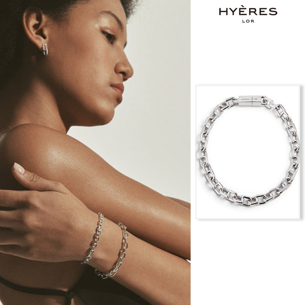 HYÈRES LOR (イエールロール ) - H Edition Silver H chain bracelet S ...