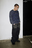 WASHED STRIPE KNIT