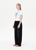 BUTTERFLY GOTH CROP TEE