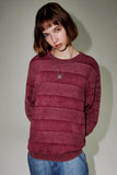 WASHED STRIPE KNIT