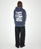 LOGO LIST PIGMENT HOODIE