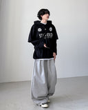Storm Velour Layered Hoodie