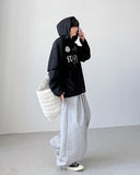 Storm Velour Layered Hoodie