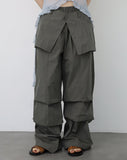 Wrap Skirt Nylon Pants