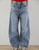 Lago light blue balloon denim