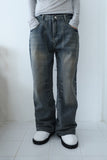 Step vintage denim jeans