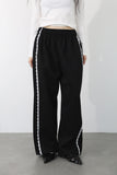 Lace string pants