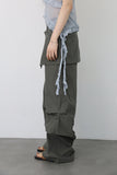 Wrap Skirt Nylon Pants