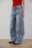 Lago light blue balloon denim