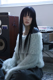 Sol-ip fur shoulder knit
