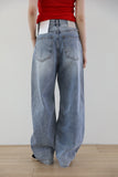 Lago light blue balloon denim