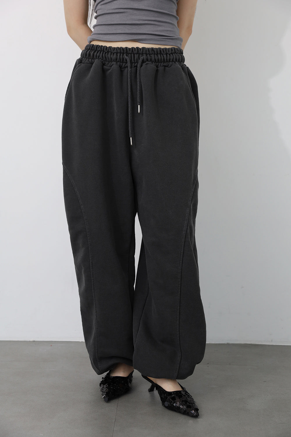 【COLOR iN ID】lines banding pants Malafit!/ Made in Korea] Street Track Training Line Banding