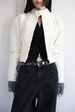 Roen tweed biker jacket