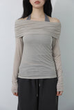 Cozy Off-Shoulder Tee