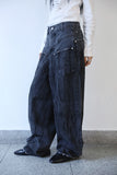 Unwrap front pocket denim
