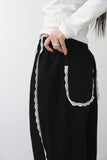 Lace string pants