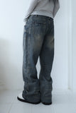 Step vintage denim jeans