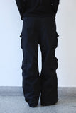 Cargo side buckle pants