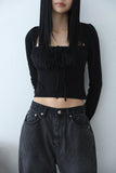 Bolero Ens Shirring Tee