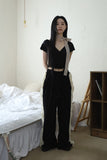 Summer High Wrap Crop Tee