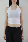 Thin halter sleeveless