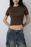 Peanut Crop Pintuck T-shirt