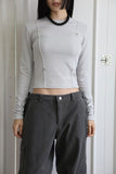 Cotton Rivet Ribbed Tee