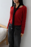 Two-way off-shoulder knit