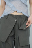 Wrap Skirt Nylon Pants