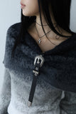 Western snow shoulder knit