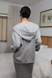 Spring Punching Hood Zip up