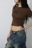 Peanut Crop Pintuck T-shirt