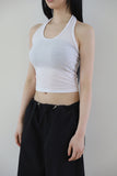 Thin halter sleeveless