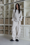 Curved cargo pants