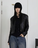 Wave shirring quilted jacket