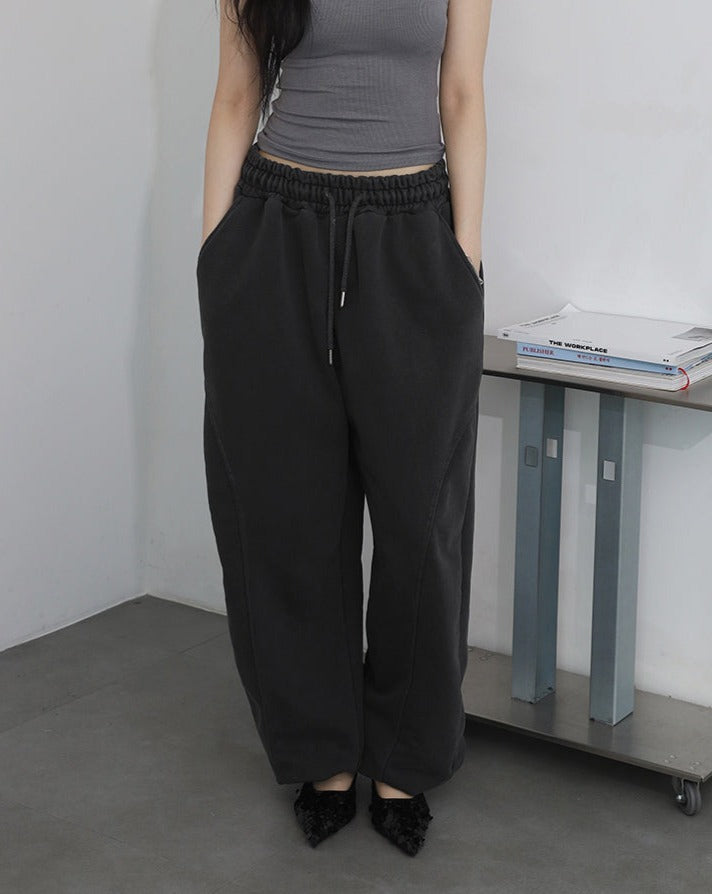 【COLOR iN ID】Pigment Banding Jogger Pants COLOR iN ID(カラーインアイディー) - ピグメントバンディング