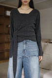 And Wrap Knit Top