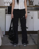 Kai zipper buckle denim