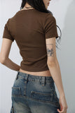 Peanut Crop Pintuck T-shirt