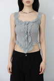 Wayne Frill Lace Sleeveless