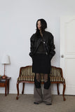 Remen leather biker jumper