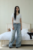 Forming lace short sleeve tee