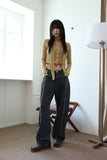 Real blend muffler cardigan
