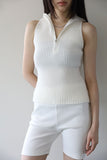 Weup shoulder slit knit