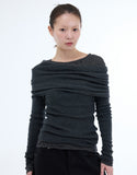 Shear Knit Off Shoulder