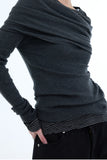 Shear Knit Off Shoulder