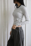 Cotton Rivet Ribbed Tee